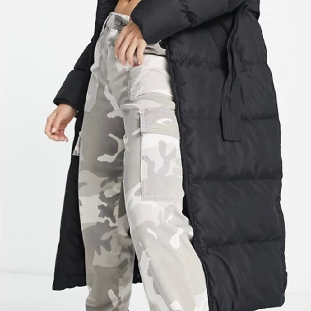 Brand New Threadbare Black Maxi Puffer Coat